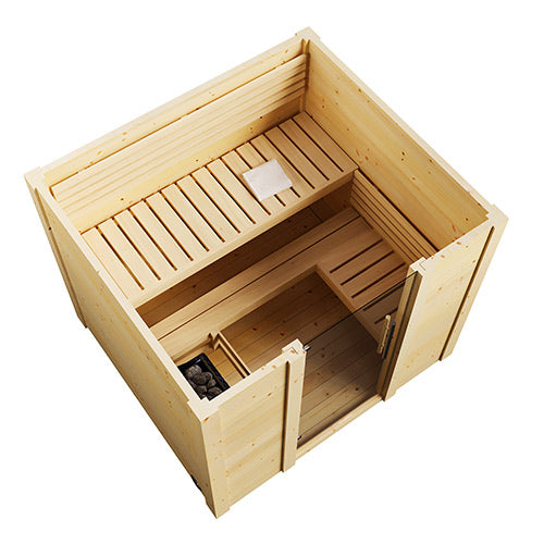 SaunaLife G2 Garden Series Outdoor Sauna Kit — Up to 4 People
