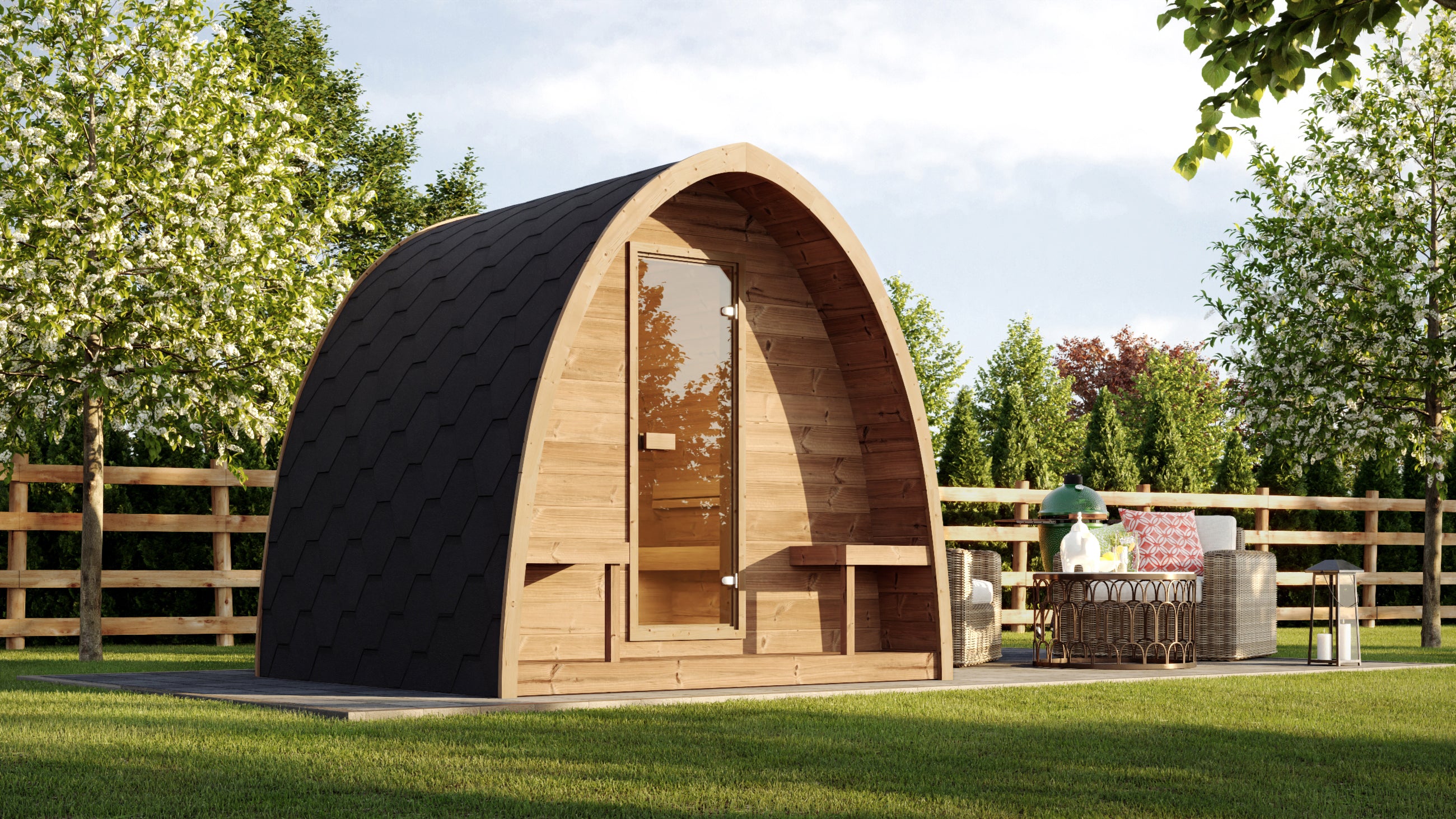 SaunaLife G3 Garden Series Outdoor Sauna Kit