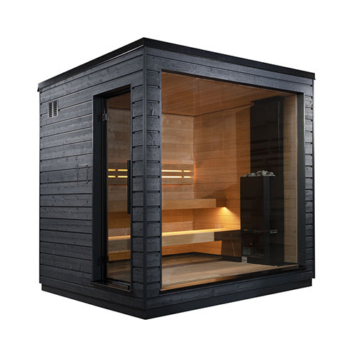 SaunaLife G6 Garden Series Pre-Assembled Outdoor Sauna — Up to 5 People