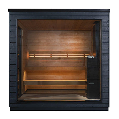 SaunaLife G6 Garden Series Pre-Assembled Outdoor Sauna — Up to 5 People