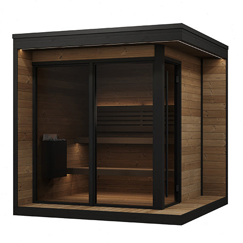 SaunaLife GL6 Garden Luxury Outdoor Sauna Kit — Up to 6 People