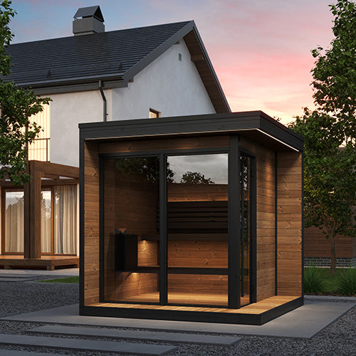 SaunaLife GL6 Garden Luxury Outdoor Sauna Kit — Up to 6 People