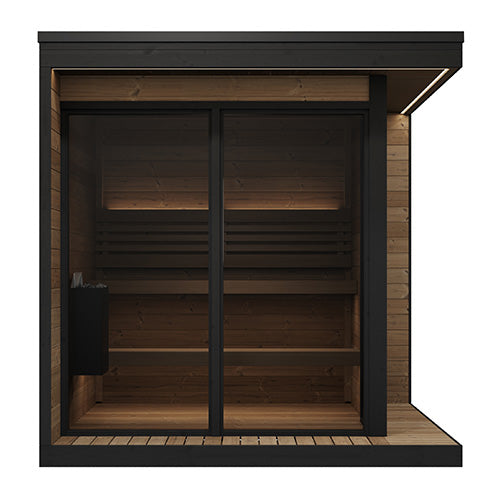 SaunaLife GL6 Garden Luxury Outdoor Sauna Kit — Up to 6 People