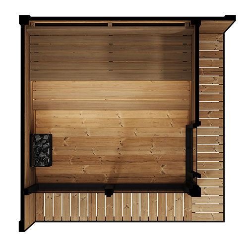 SaunaLife GL6 Garden Luxury Outdoor Sauna Kit — Up to 6 People