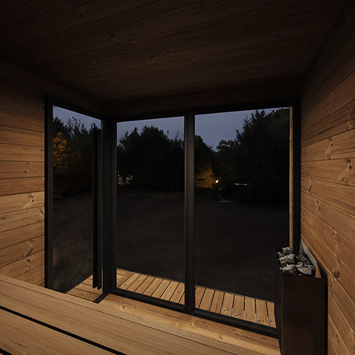 SaunaLife GL6 Garden Luxury Outdoor Sauna Kit — Up to 6 People