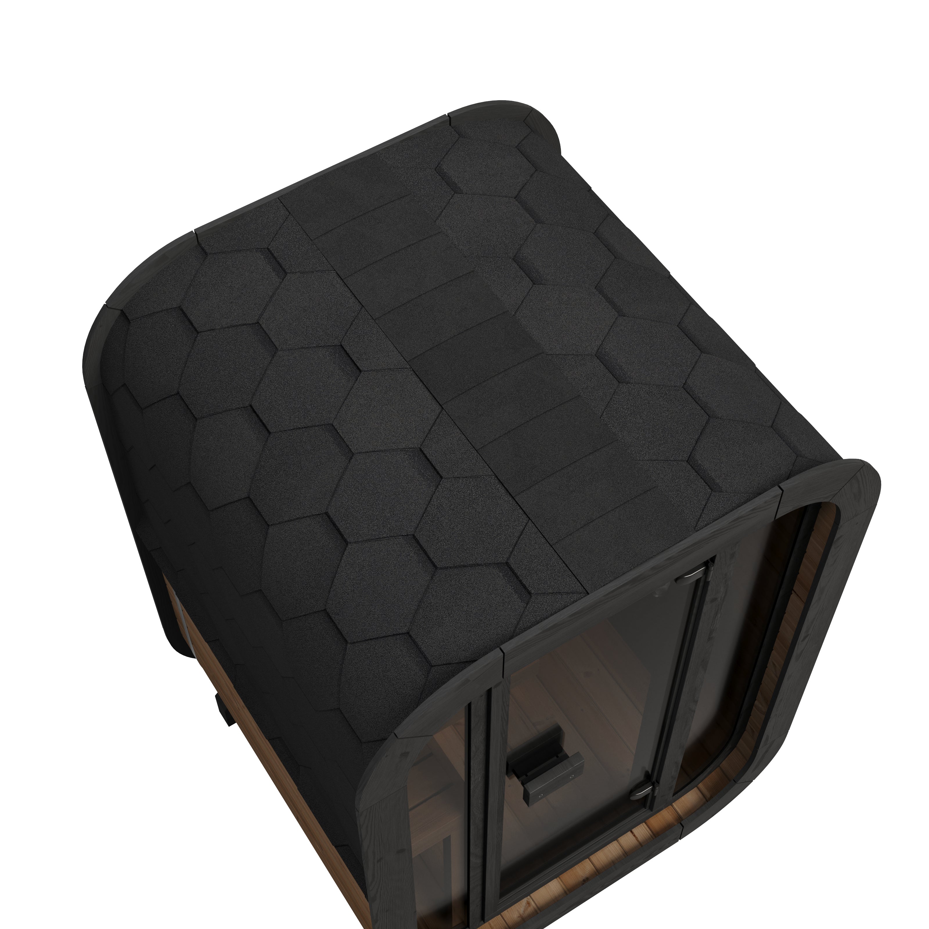 SaunaLife CL3G Cube-Series 2-Person Outdoor Home Sauna Kit