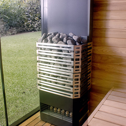 Saunum Air 7 Open Basket Wi-Fi Sauna Heater Package