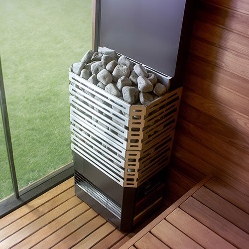 Saunum Air 5 Open Basket Wi-Fi Sauna Heater Package