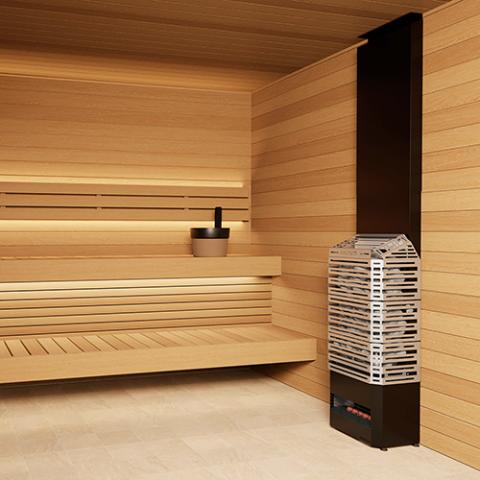 Saunum Air 7 Closed Basket Wi-Fi Sauna Heater Package