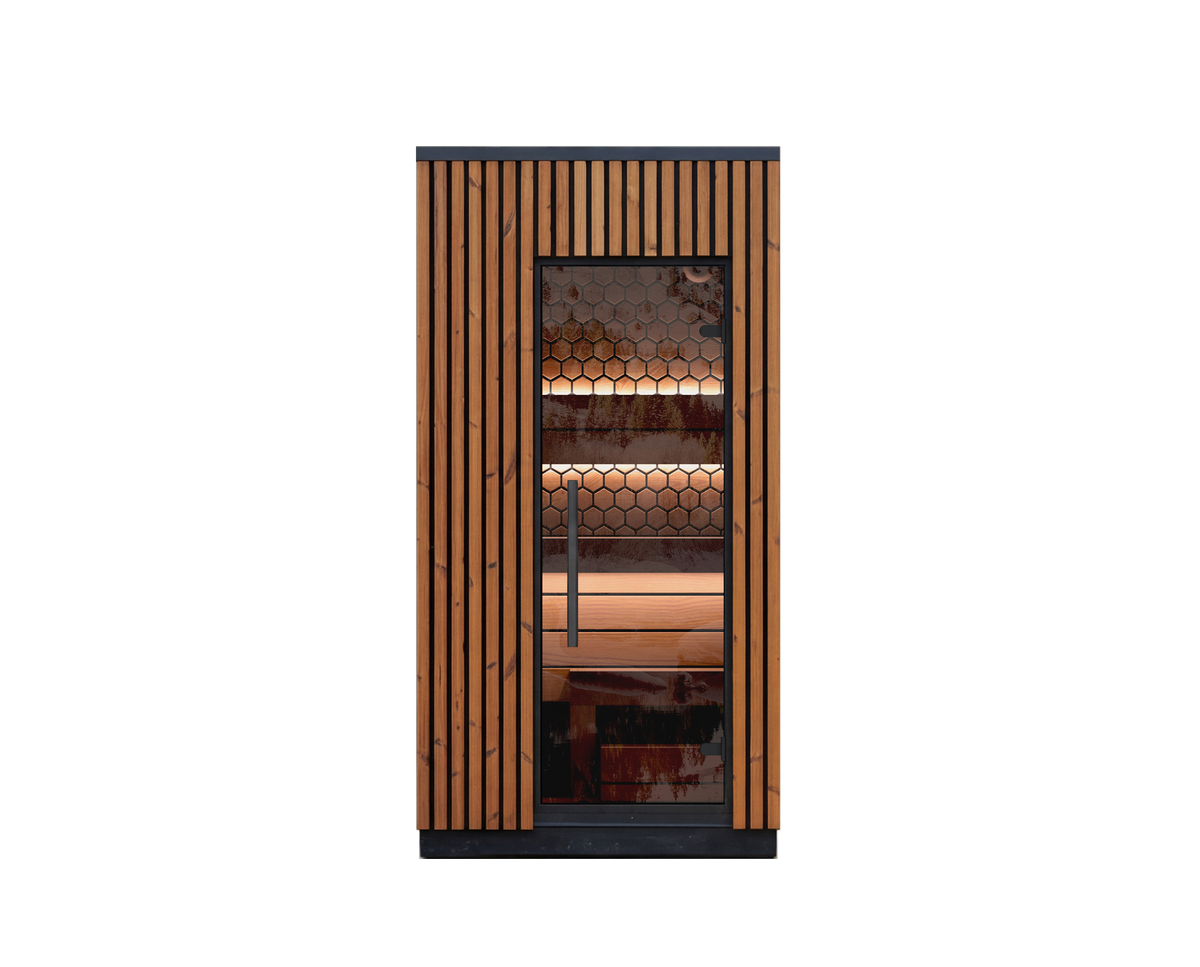 Leil® Saunas Viva 120 (1-Person) Outdoor Sauna