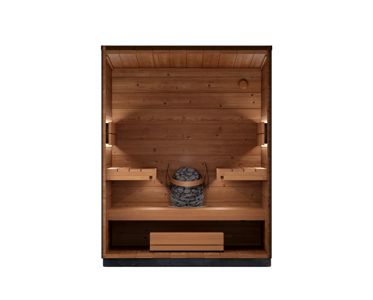 Leil® Saunas Viva 180 (4-Person) Outdoor Sauna