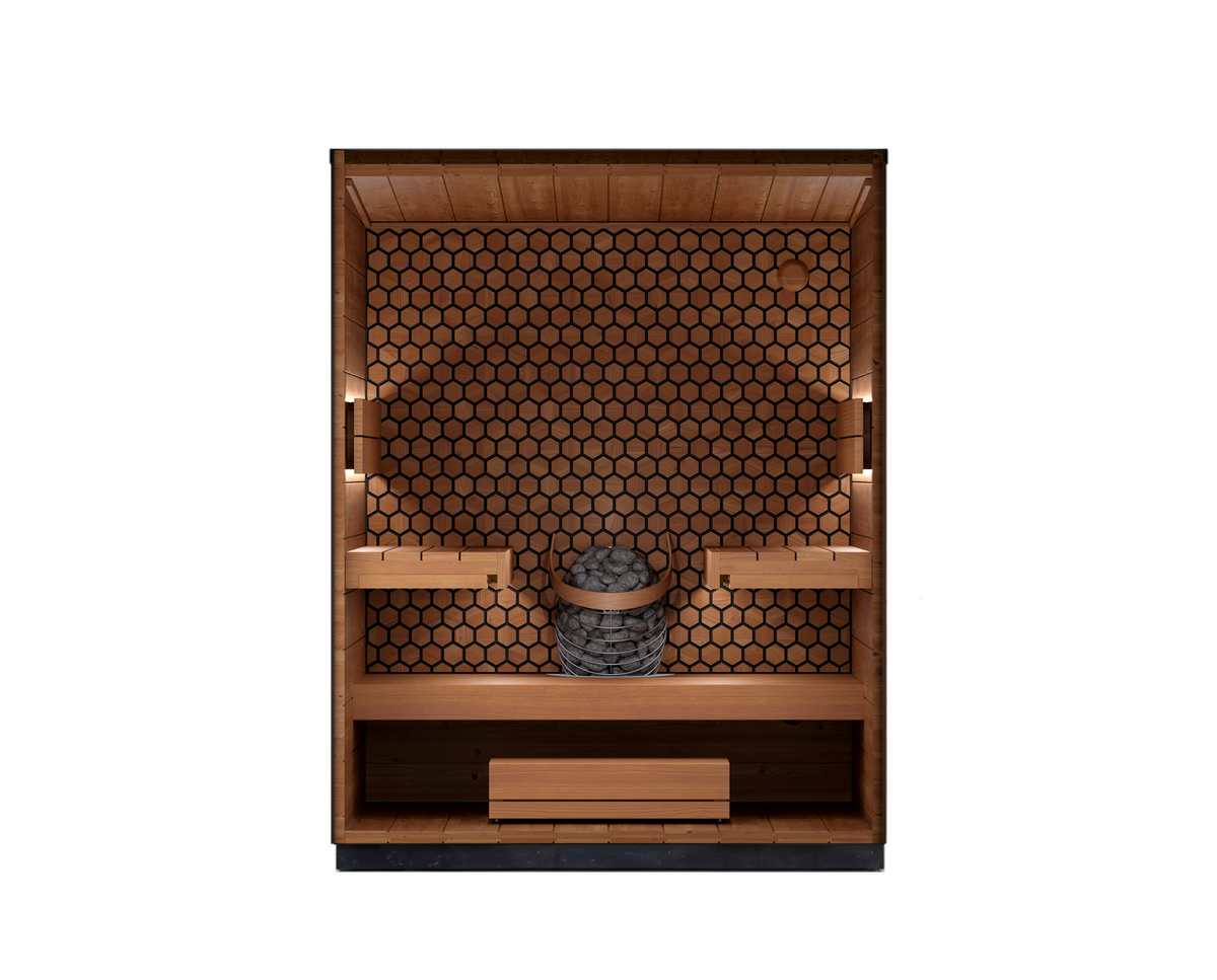 Leil® Saunas Viva 180 (4-Person) Outdoor Sauna