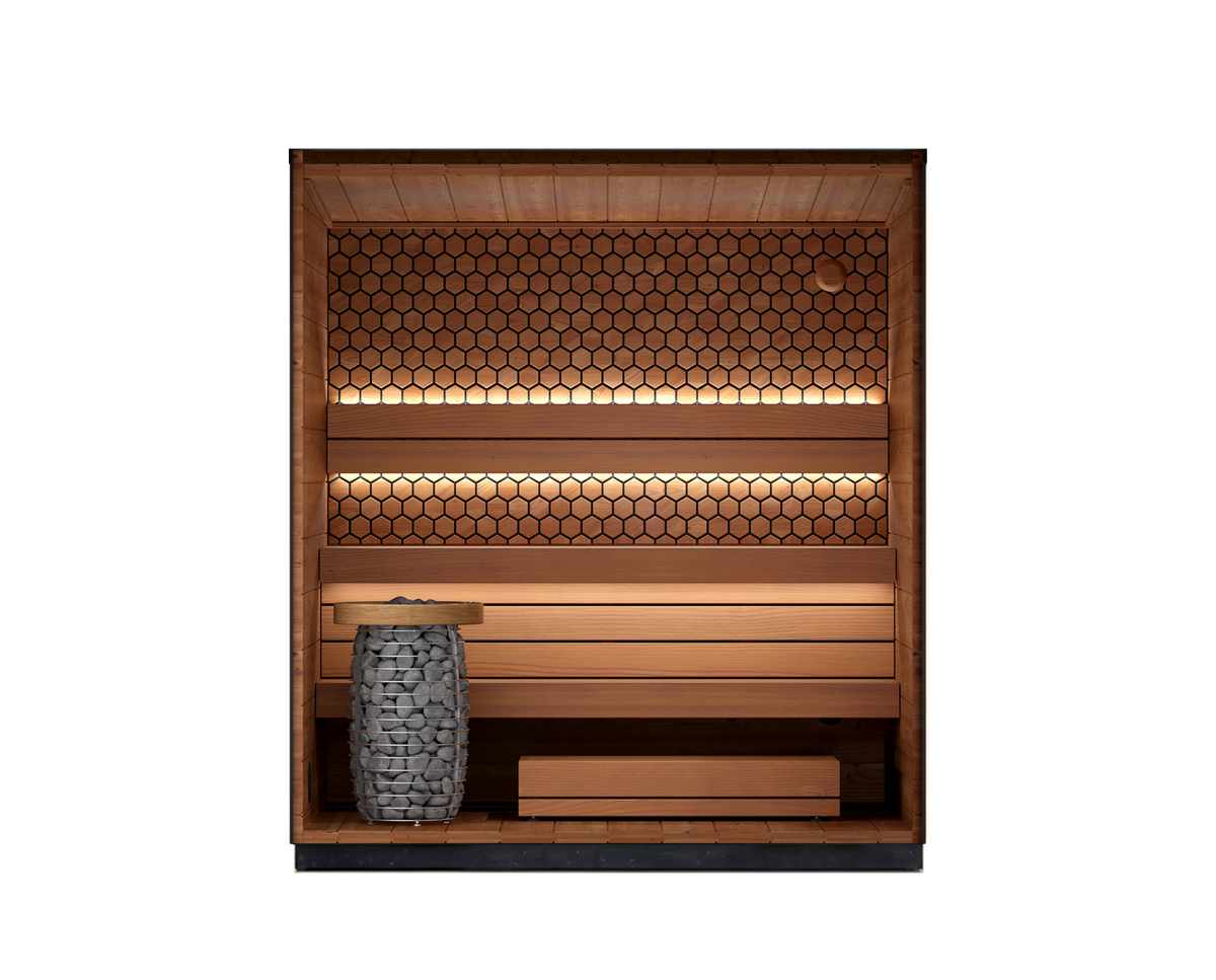 Leil® Saunas Viva 210 (4-Person) Outdoor Sauna