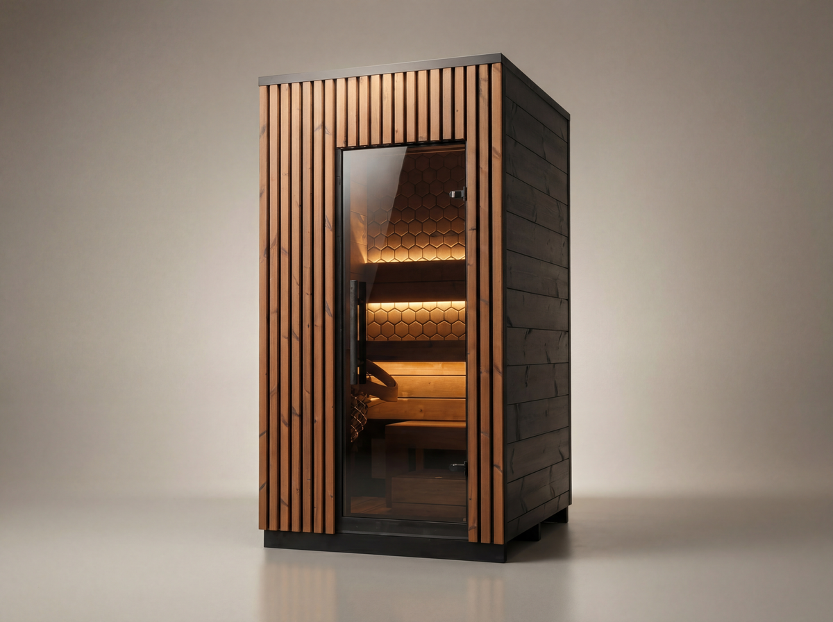 Leil® Saunas Viva 120 (1-Person) Outdoor Sauna