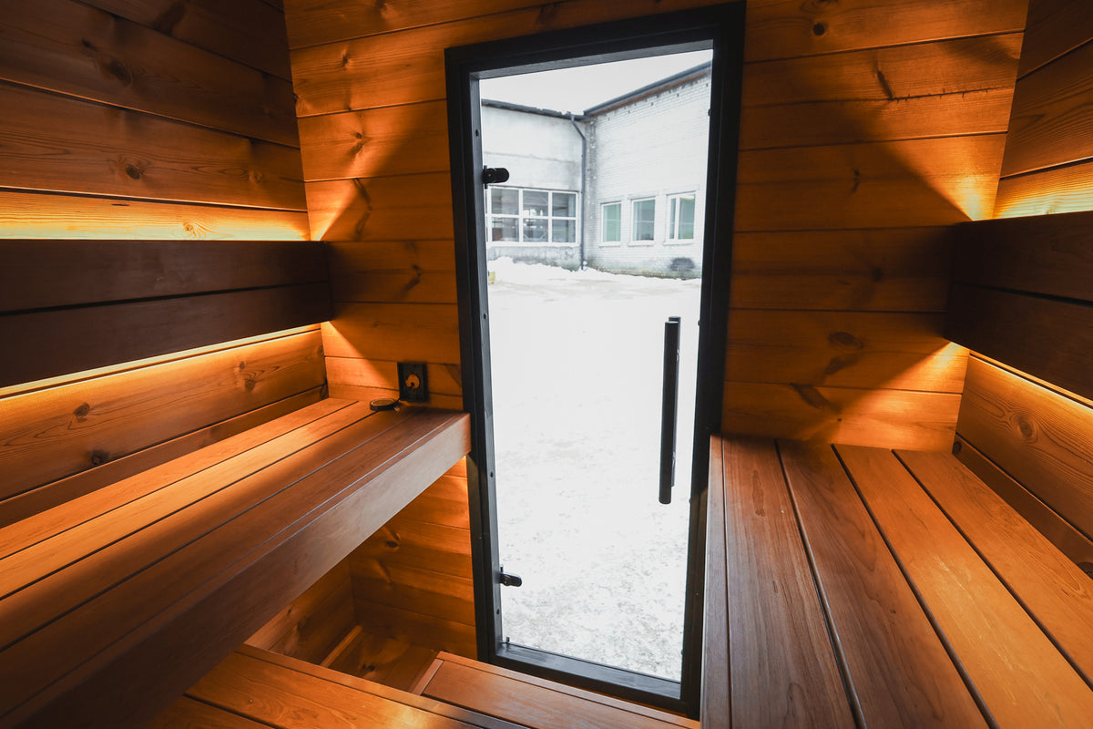 Leil® Saunas Viva 180 (4-Person) Outdoor Sauna