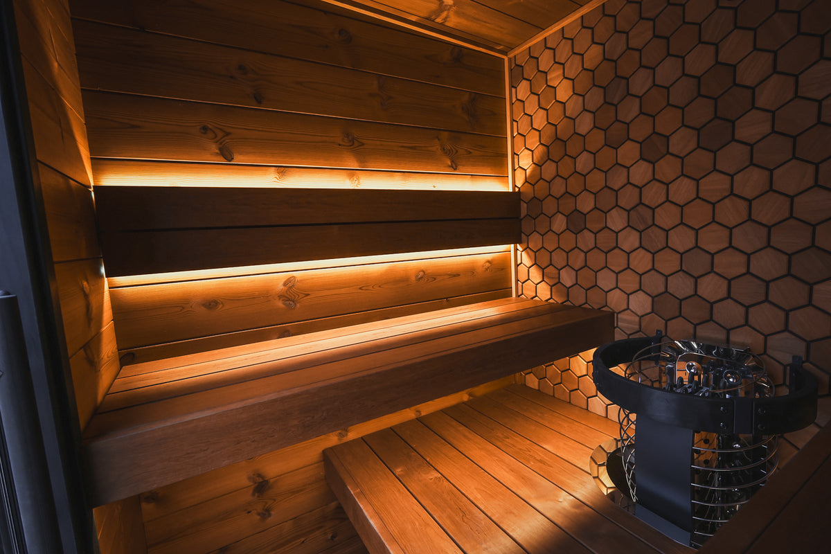 Leil® Saunas Viva 180 (4-Person) Outdoor Sauna