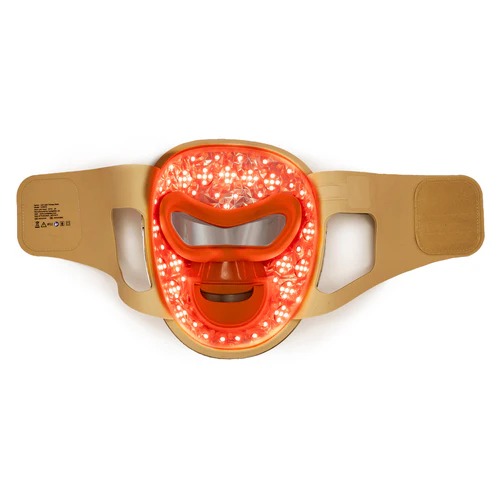 Sunlighten RED Light Therapy Mask Gold – Red Light Face Mask for Skincare & Recovery